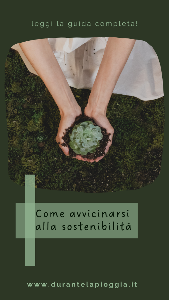 ragazza con pianta in mano