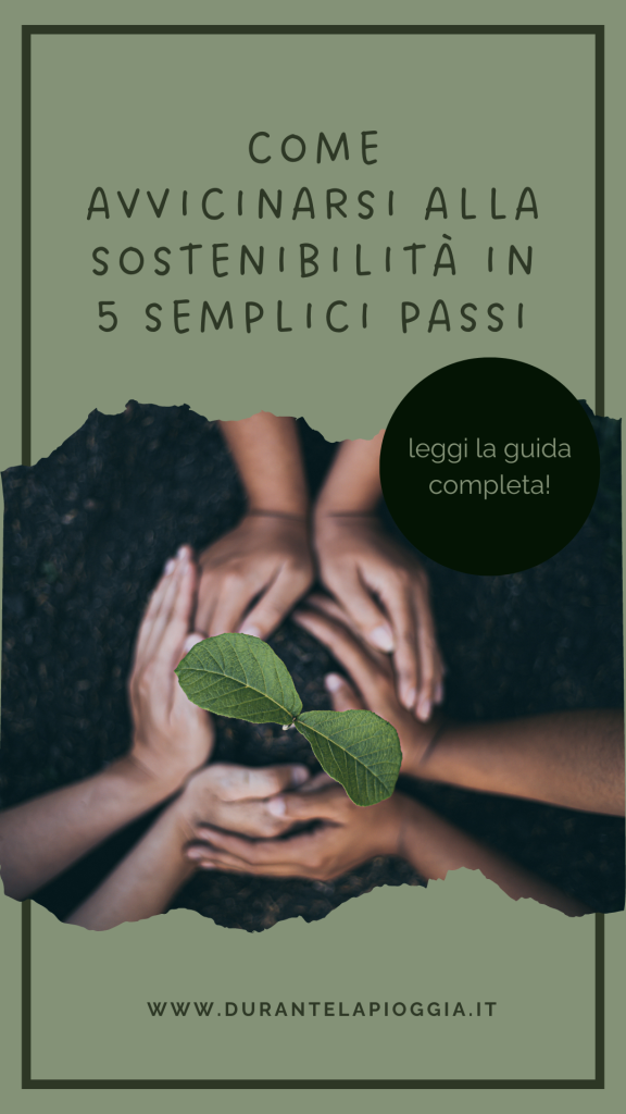 avvicinarsi alla sostenibilità PIN
