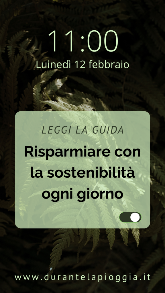 PIN risparmio e sostenibilità