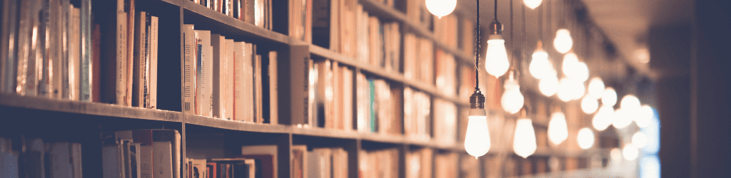 banner articolo risparmiare sui libri: immagine libreria