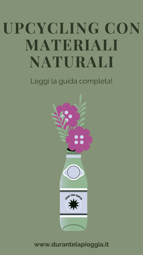 PIN upcycling con materiali naturali