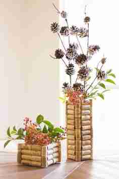 upcycling con materiali naturali