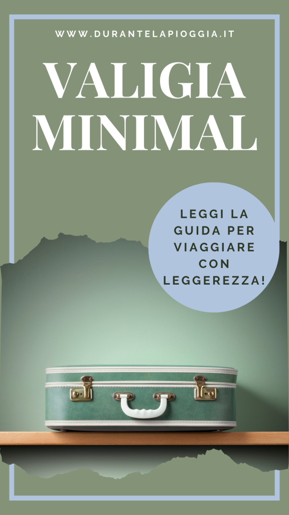 valigia minimalista