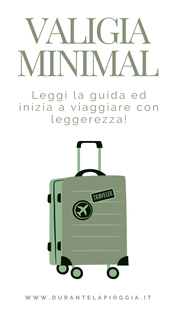 valigia minimalista