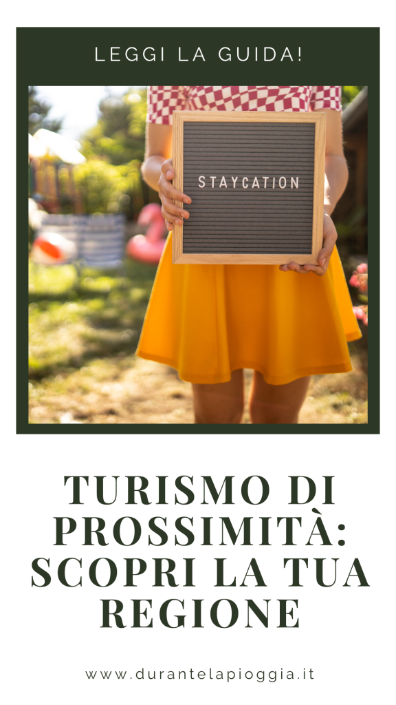 turismo di prossimità