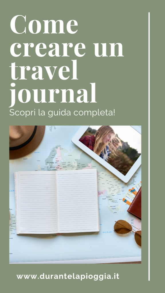 scrivere un travel journal