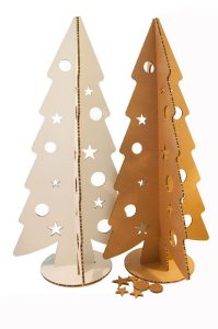 albero di Natale alternativo - cartonato