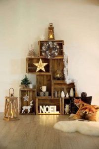 albero di Natale alternativo - cassetta