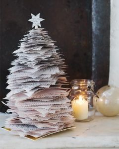 albero di Natale alternativo - ritagli giornale 2