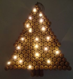 albero di Natale alternativo - tappi sughero
