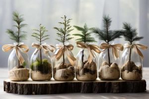albero di Natale alternativo - vaso