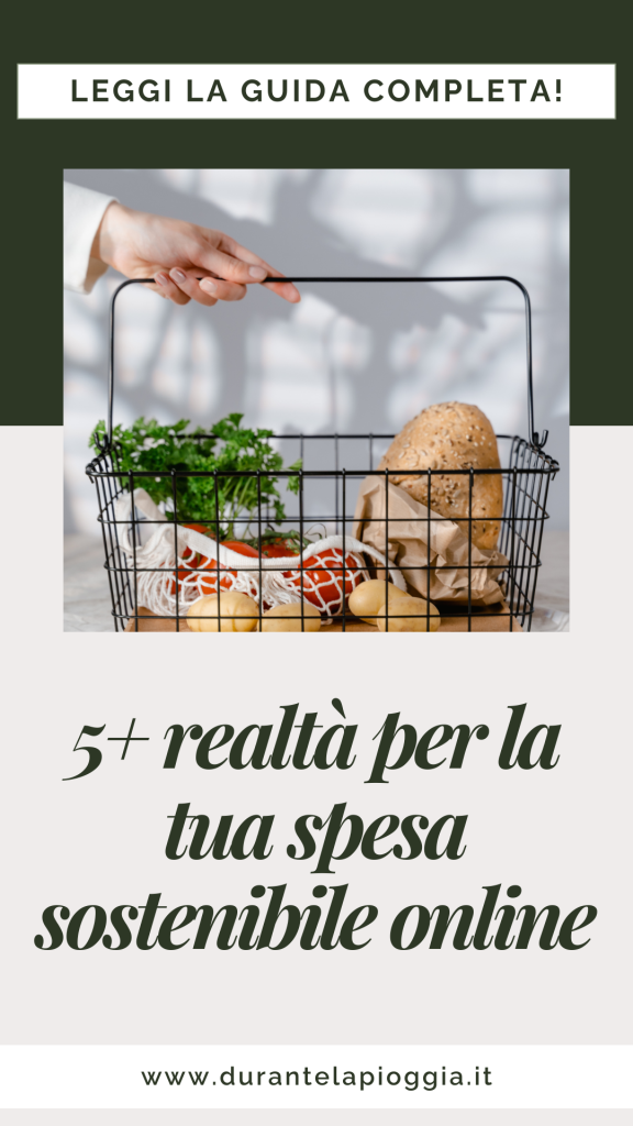 Pin spesa sostenibile online