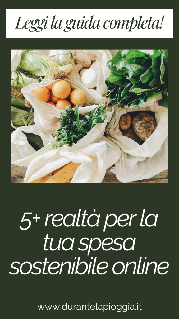 Pin spesa sostenibile online