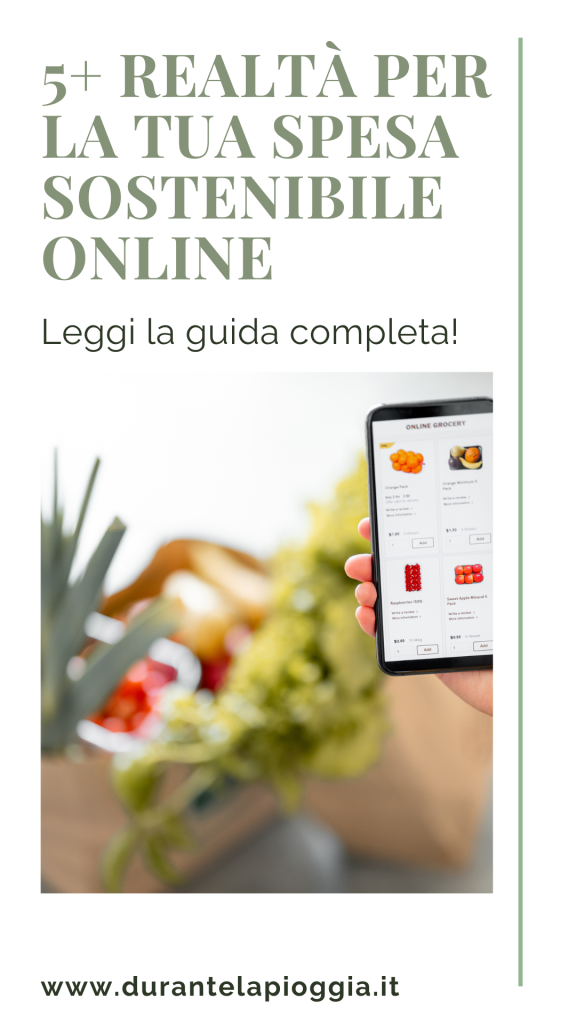 Pin spesa sostenibile online
