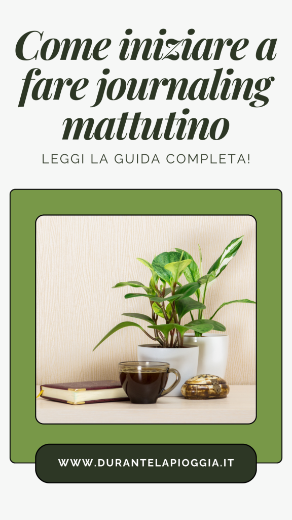 PIN fare journaling mattutino