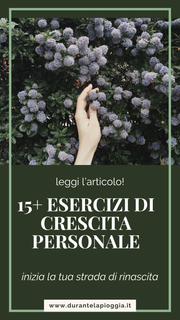 PIN esercizi di crescita personale