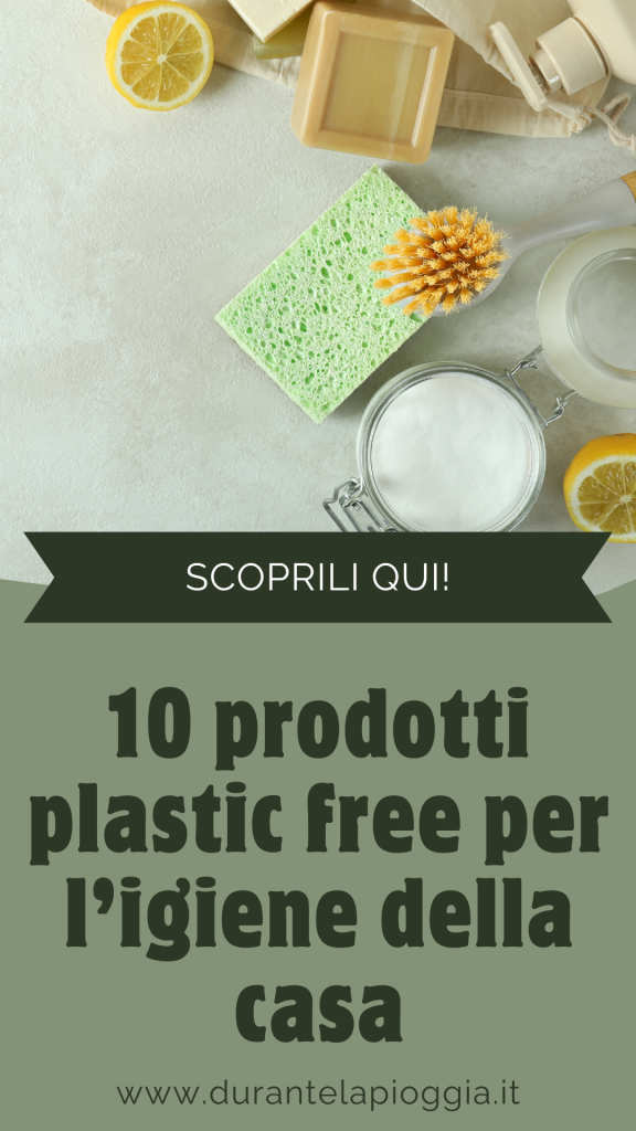 PIN prodotti plastic free per l’igiene della casa