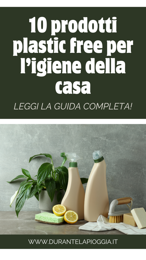 PIN prodotti plastic free per l’igiene della casa