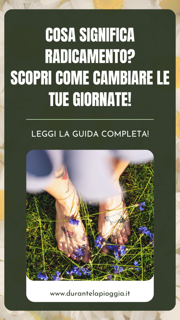 PIN COSA SIGNIFICA RADICAMENTO