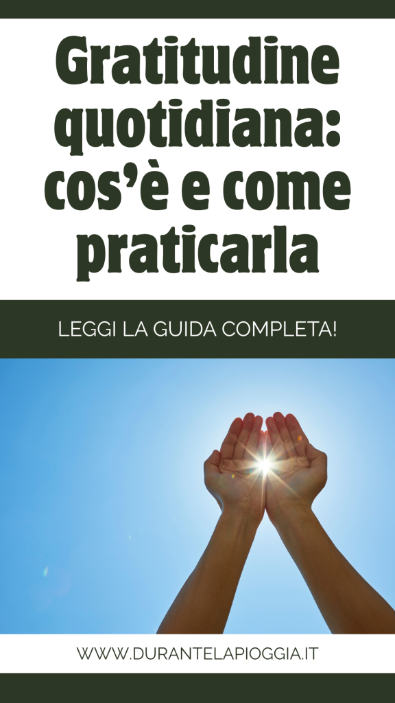 PIN gratitudine quotidiana