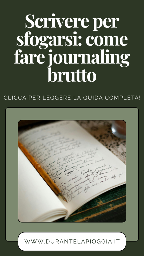 Pin scrivere per sfogarsi
